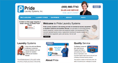Desktop Screenshot of pridelaundry.com